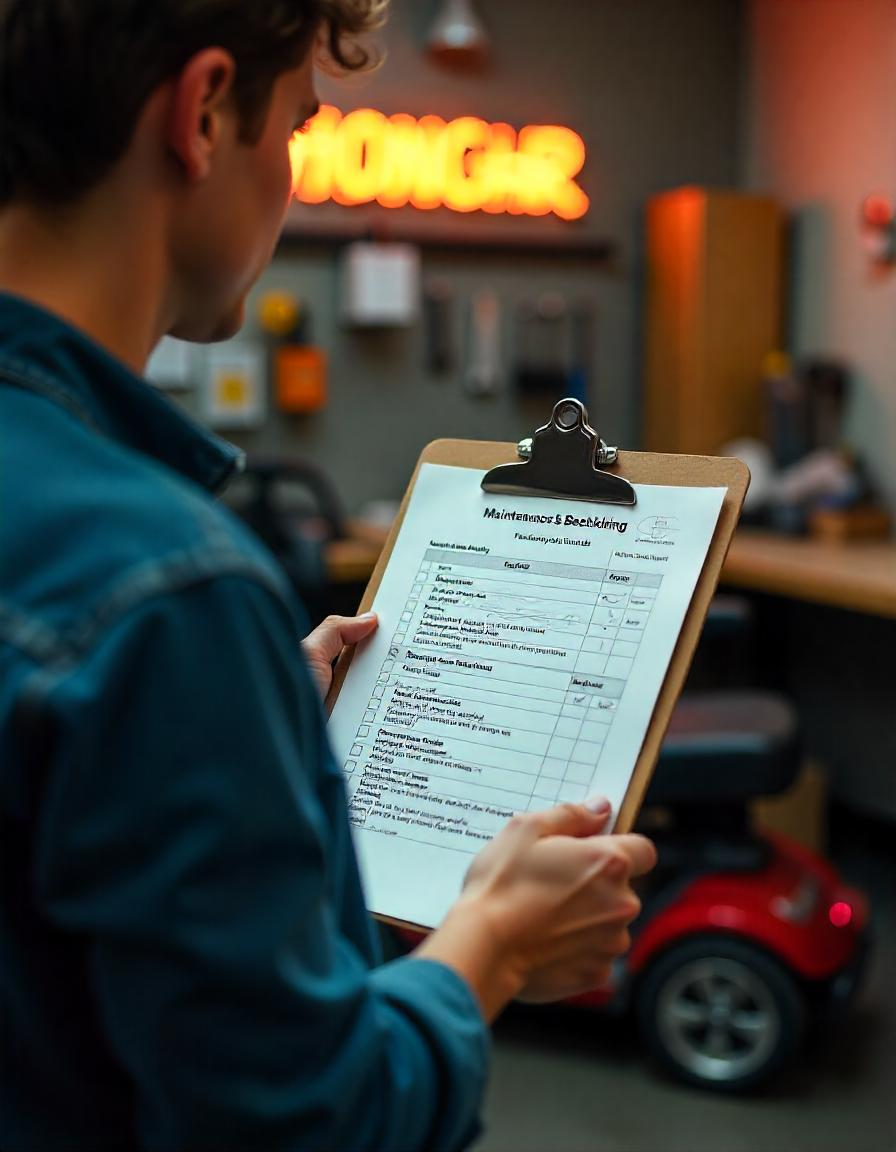 Electric Scooter & Wheelchair Maintenance Checklist